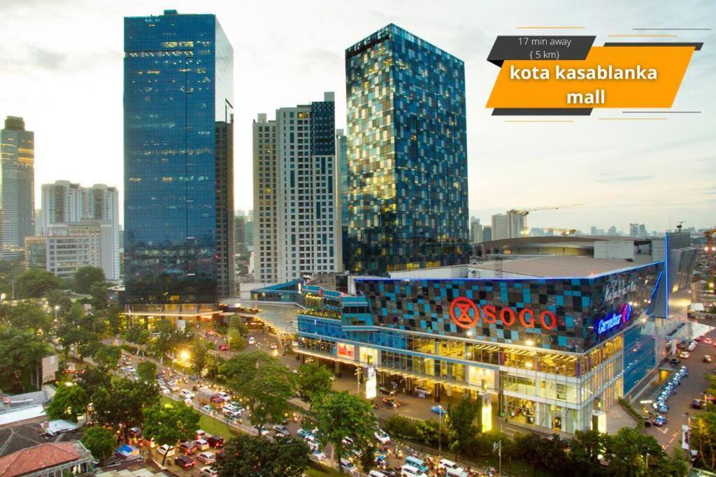 Modern & Comfy Studio In Central Jakarta, Scbd Jacarta Exterior foto